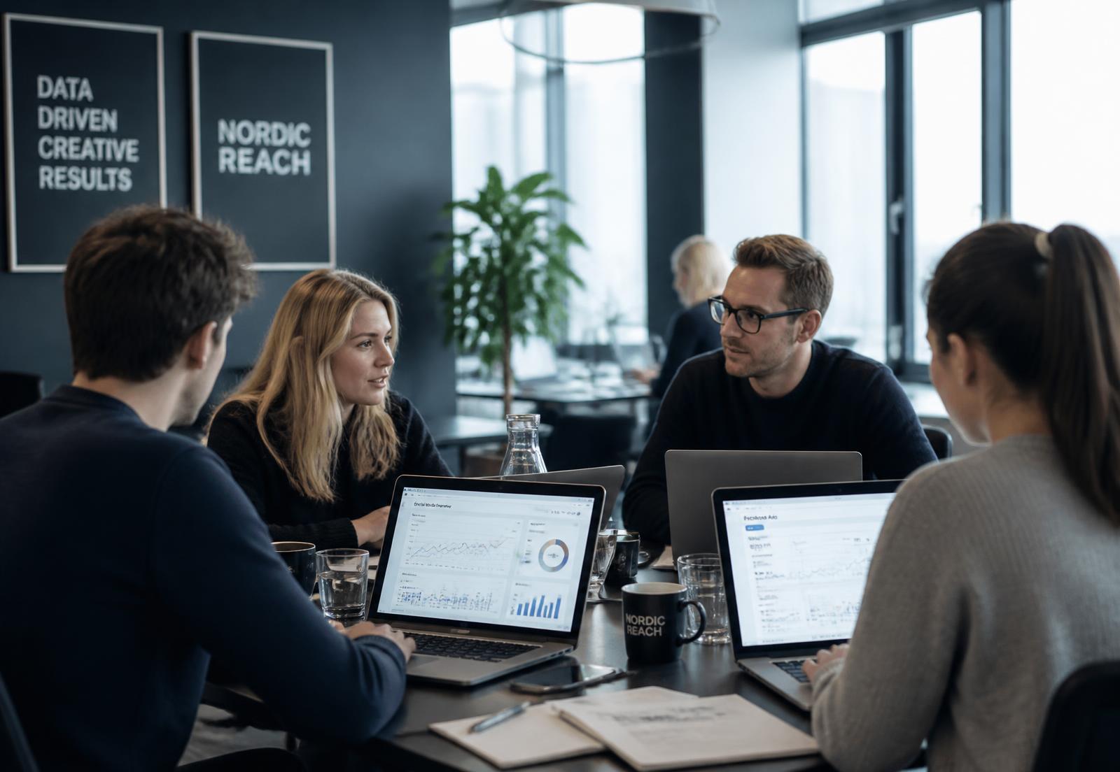 OneTouch Medias team arbetar med digital marknadsföring