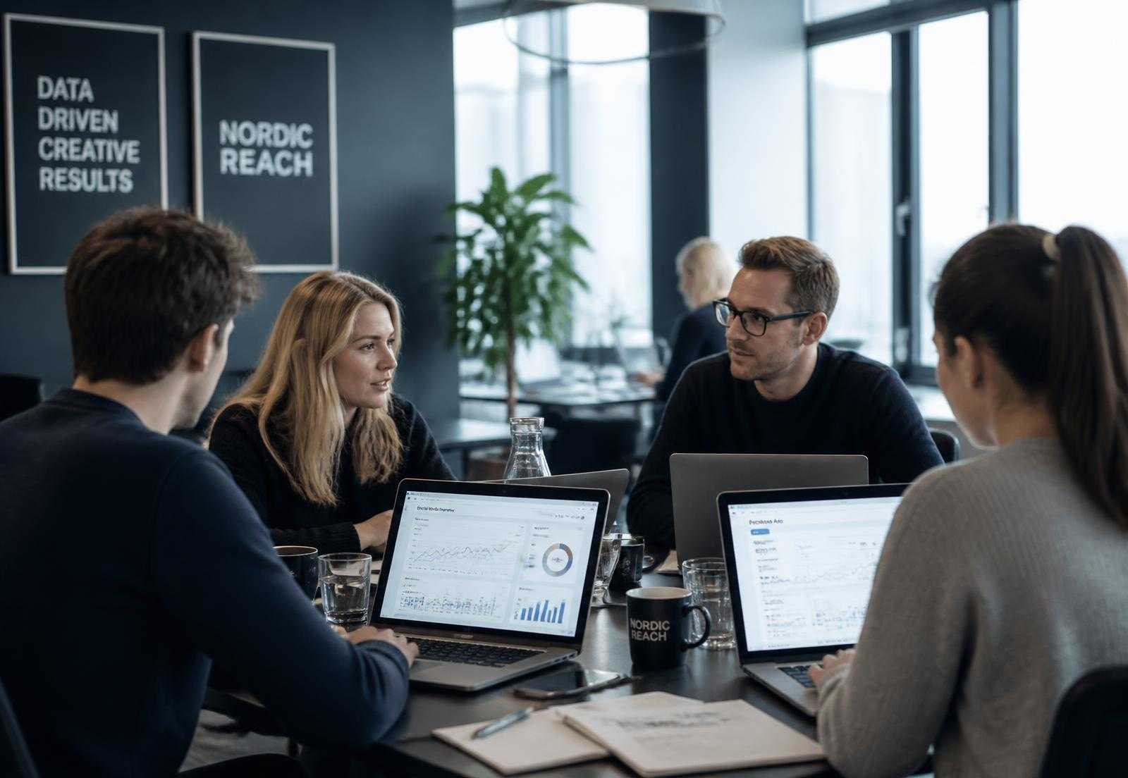 OneTouch Medias team arbetar med digital marknadsföring